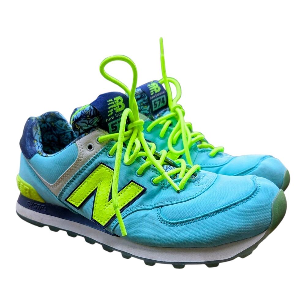 New Balance 574 'Luau Pack' WL574ILA Sneaker Womens US 10B Blue Lifestyle Shoes